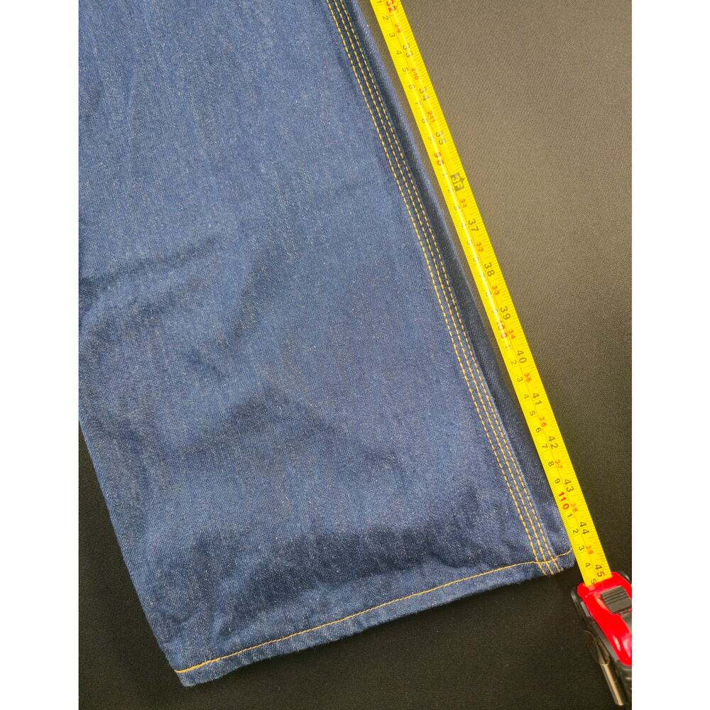 Vintage Hash Jeans Dark Wash Flare Leg Denim Star Pocket High Rise Trousers 27 - Picture 16 of 16